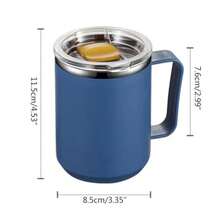 450m Insuated Coffee Mug With Hande - Shatterproof 304 Stainess Stee Doube Wa Vacuum Water Cup 4 - 彩色 - 查看 9