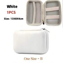 Bolsa portátil para cámara CCD, caja de almacenamiento tipo tarjeta para cámara, bolsa portátil para cámara CCD de carcasa rígida de EVA, bolsa de almacenamiento para auriculares y cable de datos, impermeable, resistente al desgaste, resistente a los arañazos, accesorios esenciales para la cámara para viajes al aire libre y regalos de vacaciones. - Ver 8