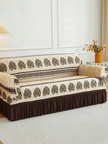 1 buah Sarung Sofa Rok Satu Bagian Elastis Tahan Debu dan Noda dengan Motif Cetak, Dekorasi Rumah Ruang Tamu, Dekorasi Sofa 1/2/3/4 Dudukan, Universal untuk Semua Musim, Dapat Dicuci dengan Mesin - MultiWarna - View 8