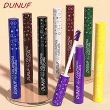 DUNUF Colorful Volumizing Mascara, Waterproof Smudge Proof Long Lasting Thick Lash Mascara, Vibrant Rainbow Color Eyelash Makeup For Party Cosplay Halloween Eye Makeup - Multicolor - View 13