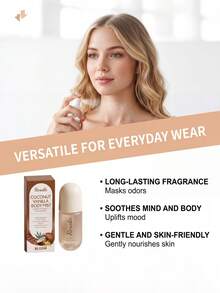 1 Box 1 Stück (50ML) Kokosnuss-Vanille Körperduft ätherisches Öl Spray, frischer und eleganter Duft, elegant mit langanhaltendem Duft, Nischenduft, täglich sanft und hautfreundlich, feuchtigkeitsspendend, hydratisierend, erfrischend, nicht fettend, pflegt junge Haut und empfindliche Haut, natürlicher Duft für die Körperhaut von Frauen - Mehrere Düfte - Übersicht 6