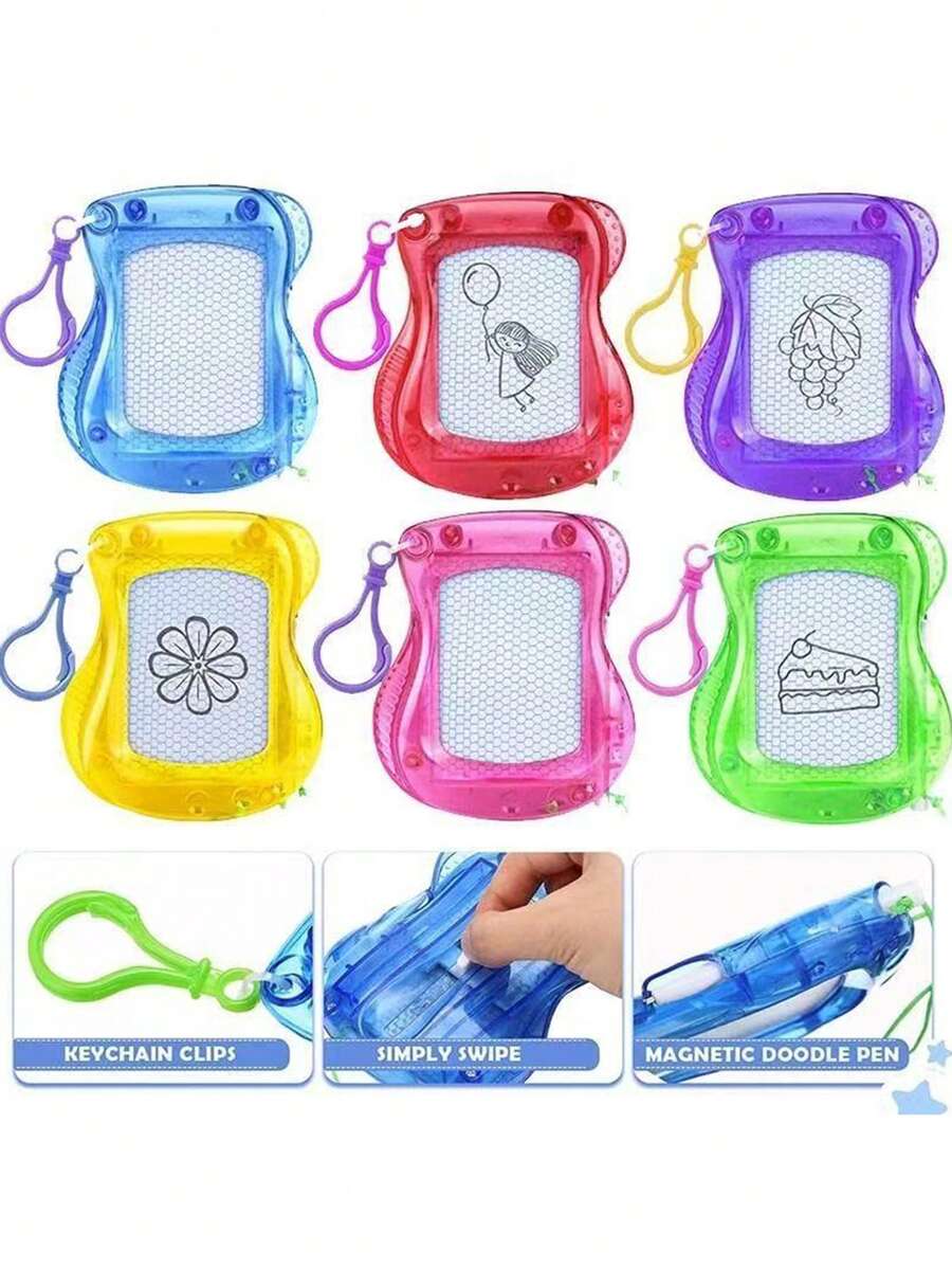 Children's Mini Drawing Board, Handbag And Keychain Notebook, Erasable Drawing Board, Birthday Gift For Boys And Girls, Monster Gift Set, Back To School And Graduation Season, Valentine's Day Wedding, Random Christmas Colors/ - Multicolor - View 1