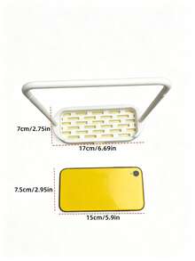 1 pieza Organizador de bandeja para fregadero de cocina, adecuado para almacenar esponjas, trapos, restos, cepillos, estropajos, etc. - Multicolor - Ver 14