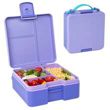 1 pieza Caja Bento Dividida a Prueba de Fugas, Contenedor Portátil para Almacenar Snacks, Caja de Almuerzo Reutilizable Caja de Snacks - Multicolor - Ver 12