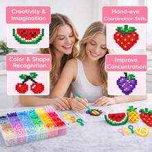 This Creative Pixel Bean Kit Is Perfect For DIY Projects. It Helps Develop Focus And Hands-On Skills. It's Great For Interactive Activities, As Well As For Crafting At Home Or Engaging In Various Creative Endeavors. - Pixel Bean - View 3