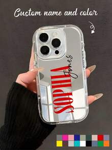 1 funda de teléfono eleganteNo incluye cordón ni soporte 1 piezaPersonalizadoParejaFirmaMulticolorCartaNombreFraseAnticaídaGruesoEspejoSuperficieTeléfonoCaso,PersonalizadoEspejoTeléfonoCasoCompatibleCon11/12/13/14/15/16ProfesionalMaxLindo,Colorido,Elegante,KawaiiPersonalizado,Único,Personalizado,IdealRegalosParaElla,NovioNoviaFamilia,Amigos,Abuelos,ParejaParaAniversarios,ParaCumpleaños, 2025HalloweenAccesorios, CelularTeléfonos&Accesorios, LindosTeléfonoCasos,MadreRegalos - transparente - Ver 1