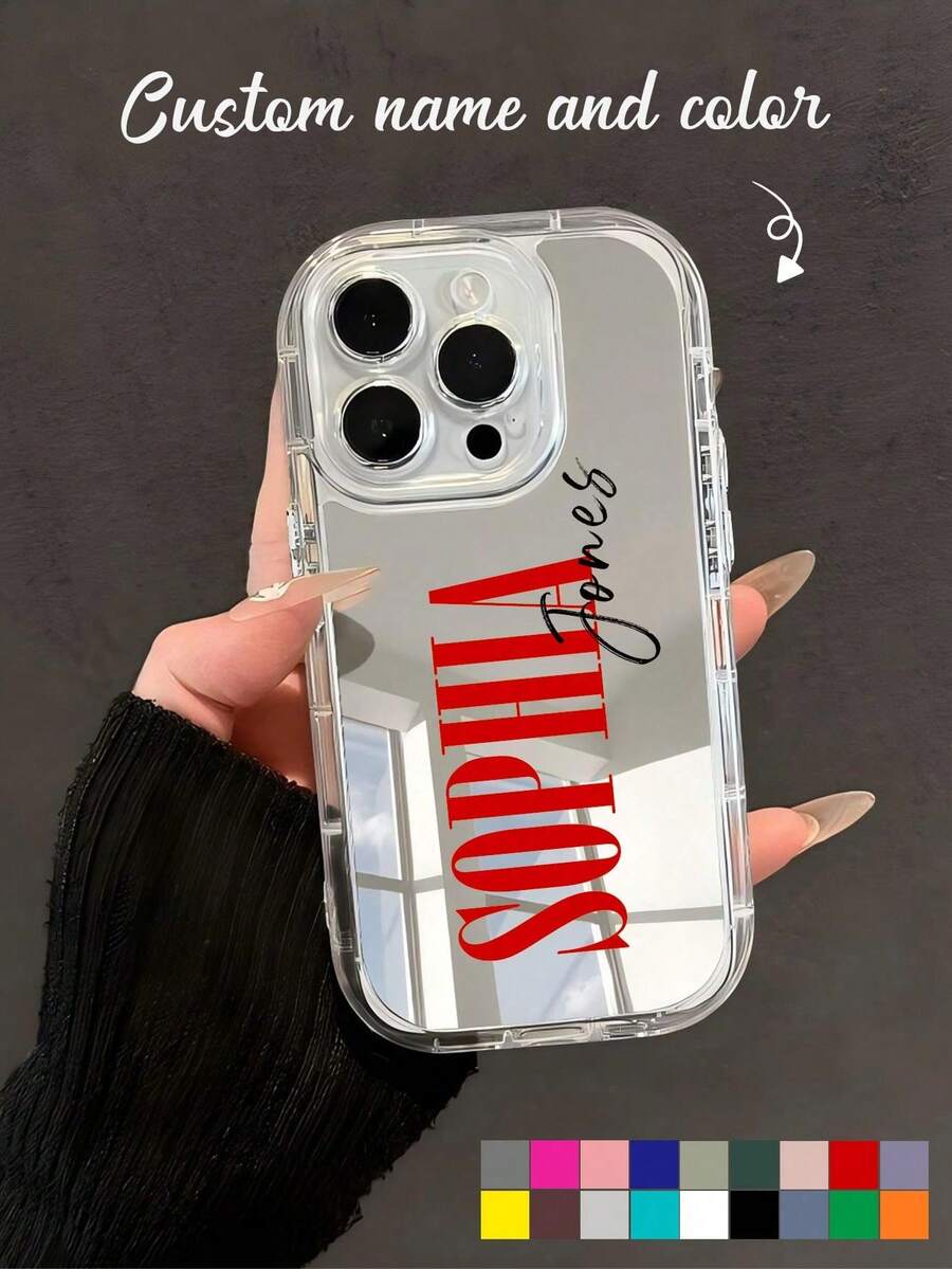 1 funda de teléfono eleganteNo incluye cordón ni soporte 1 piezaPersonalizadoParejaFirmaMulticolorCartaNombreFraseAnticaídaGruesoEspejoSuperficieTeléfonoCaso,PersonalizadoEspejoTeléfonoCasoCompatibleCon11/12/13/14/15/16ProfesionalMaxLindo,Colorido,Elegante,KawaiiPersonalizado,Único,Personalizado,IdealRegalosParaElla,NovioNoviaFamilia,Amigos,Abuelos,ParejaParaAniversarios,ParaCumpleaños, 2025HalloweenAccesorios, CelularTeléfonos&Accesorios, LindosTeléfonoCasos,MadreRegalos - transparente - Ver 1