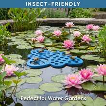1pc Green, Yellow, Purple, Blue Bee-Shaped Insect Waterer, Floating Bee Drinking Station For Garden Water Surface, Bee Insect Waterer, Suitable For Bees, Butterflies, Dragonflies And Other Insects To Rest And Drink - Insect Water Bottle - View 3