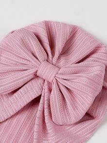 4pcs Soft Comfortable Elastic Knit Bow Headbands For Baby (0-9M) Cute Newborn Hair Accessories - Multicolor - View 9