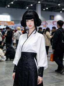 Cosplay假髮 高馬尾辮子合成纖維耐熱 男女通用 萬聖節嘉年華動漫展Cosplay服裝假髮，Cosplay假髮 - 動漫還原粉色雙馬尾與紫色單馬尾假髮 適合歌手Cosplay與派對服裝 - 假髮 - 查看 10