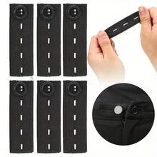 9/15Pcs Elastic Waistband Extender Buttons, Jeans Waist Size Expander No-Sew Buttons, Pants Waist Extension Tool Detachable Buttons - Multicolor - View 6
