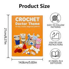 23 Doctor Theme Amigurumi Crochet Patterns: A Beginner-Friendly Guide With Step-By-Step Instructions | Quick & Simple Crochet Tutorial | The Perfect Gift Idea For Crochet Lovers - ZDB0005 - View 8