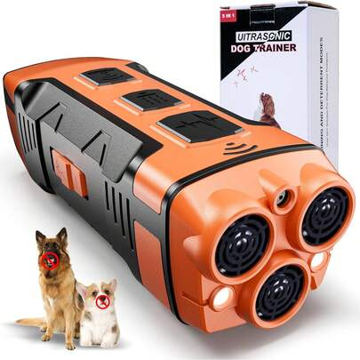 Ultrasonic Dog Bark Deterrent Device Anti Barking Stop Barking Dogs Variable Frequency Pet Training Corrector Stop Digging Fighting Behavior Device, Dog Trainer Device, Anti Barking Tool, Ultrasonic Pet Device, Dog Behavior Training Aid