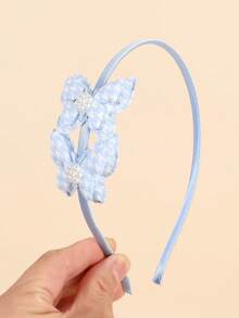 6pcs/Set Girls Side Bow Headbands, Sweet Faux Pearl And Faux Rhinestone Decorated Headbands, Suitable For Holiday Parties And Daily Wear, Teen Hair Accessories - Multicolor - View 4