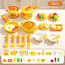 Juego de Cocina de Juguete para Niños Patito Amarillo Mini Juguete de Simulación de Cocina, Juego de Rol Interactivo Regalo para Niñas y Niños, Regalo de Cumpleaños - Multicolor - View 10