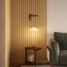 10 miếng giấy dán tường vân gỗ bóng 30x30cm trang trí nhà cửa vân sọc tự dính tấm xốp dán tường cải tạo bề mặt - C - Xem 11
