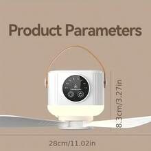 Portable USB-Powered Camping Fan With Lighting Function, Silent Operation, Tripod, Adjustable Wind Speed And Brightness, Suitable For Outdoor Tents, Bedrooms, Dormitories, And Travel, With Detachable Fan Blades - 便利式usb風扇燈 - 查看 5