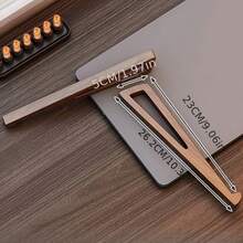 2pcs Ergonomic Bamboo Laptop Stand - Adjustable Height Portable Desktop Support, Wide Base Stable Support, Suitable For Laptops, Bamboo Material Office Desk Riser, Suitable For Office, Bedside And Travel, Vintage Style Office Accessory - A - View 11