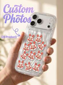 1 pièce Coque de téléphone personnalisée avec photo en ABS, coque en plastique ABS durable, antichoc et résistante aux rayures, plusieurs modèles de téléphone disponibles; cadeau idéal pour les couples, la famille, les amis et les adolescents, convient pour une utilisation quotidienne, surprise d'anniversaire, anniversaire, Saint-Valentin, Noël et cadeaux de fête, convient également comme accessoire quotidien personnalisé unique, coque de téléphone personnalisée. - Multicolore - Voir 35