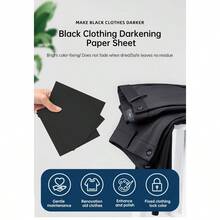 Black Clothing Color Enhancer Sheets, 30pcs/Pack, Color Lock Anti-Fading, Non-Fading Wash - 30 Items - View 7
