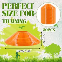 12/36pcs Football Training Cones Agility Markers, Sports Training Equipment, Suitable For Football Basketball Speed Training, Footwork Drills, Coordination Training, Field Training, Obstacle Markers, Suitable For Instruction, Fitness Training And Sports Training Classes - Multicolor - View 10