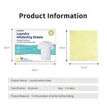 1 Box 16 Sheets, Powerful Bleach-Free Whitening Agent, Suitable For White Clothes, Suitable For White Clothes, Home Essential, Travel Portable Pack Black Clothes Dyeing Paper Black Clothing Dyeing Paper Repair Faded Clothes Deepen Color Home Commercial Portable Travel Size - Envelope Blackening Film - View 11