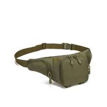 Outdoor Tactical Multifunctional Storage Bag Portable Waist Bag Crossbody Accessory Waist Bag QQWS - Army Green - View 2