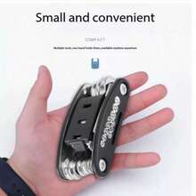 Cycling Essential! 16-In-1 Multi-Function Bicycle Tool Foldable Portable Repair Wrench Set Hex Screwdriver Universal - Multicolor - View 7