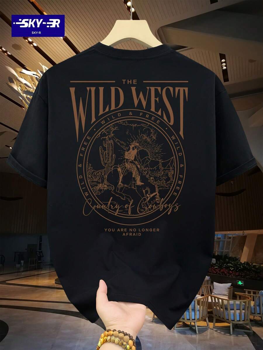 Men T-Shirts - Black - View 1