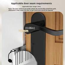 1/2set Door Stopper, Used For Door Stopper, Home, Business Trip, Living Alone Door Stopper Anti-Wolf Door Blocking Anti-Theft Home Door Stopper - Single-chip - View 7