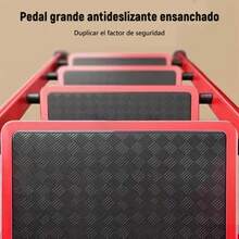 Portable 5-Step Tubular Folding Ladder - Red - View 7
