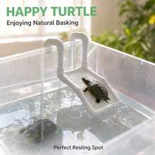PVC Mesh Hanging Turtle Basking Platform - Deep Water Fish Tank Non-Slip Climbing Ramp, DIY Reptile Habitat Decor - View 1