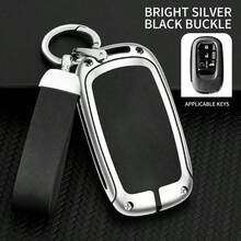 Zinc Alloy Car Key Case Cover With Keychain, Fit For 11th Civic/Accord, CR-V, HR-V, XR-V, Vezel, ZR-V, Type R, Everus Auto Key Protector Shell With Buckle - Bracelet - View 8