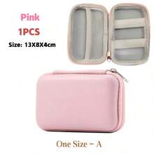 Bolsa portátil para cámara CCD, caja de almacenamiento tipo tarjeta para cámara, bolsa portátil para cámara CCD de carcasa rígida de EVA, bolsa de almacenamiento para auriculares y cable de datos, impermeable, resistente al desgaste, resistente a los arañazos, accesorios esenciales para la cámara para viajes al aire libre y regalos de vacaciones. - Ver 7