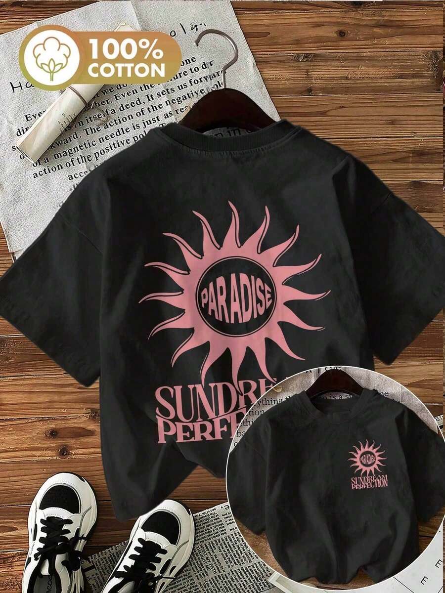 Men's T-Shirts, For The Summer - Hitam - View 1