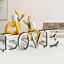 OUTANA Silver Mirror Acrylic 3D Letter Wall Stickers, Modern Nordic Style, Customizable Combination For Names, English Phrases, Room Signs, Instant Elegant Upgrade For Entryway Nameplates, Bedroom Headboard Decor, Storefront Signage, Bathroom & Kitchen Labels, Rental Wall DIY Decor, Wedding Backdrop Letter Decor 10/15/20cm - Silver - View 9