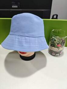 1/2件裝多色寬帽沿水桶帽，透氣舒適，適合四季，男女通用時尚防曬帽，適合旅行 - bucket hat - 查看 8