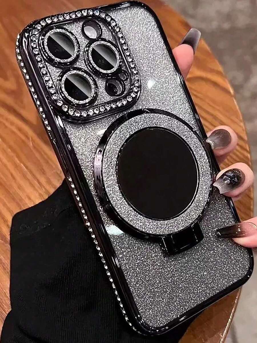 Una funda de teléfono eleganteNo incluye cordón ni soporte. Piedra de fantasíaBrilloBrilloSuaveTeléfonoCasoCompatibleCon16ProfesionalMáx. /16/16Pro/16Plus/16E/15/15ProfesionalMáx. /15Pro/15Plus/11/12/13/14ProfesionalMax/11ProfesionalMáx. /12Pro/12ProfessionalMax/13Pro/13ProfessionalMax/7Plus/14Pro/14ProfessionalMax Además, S24/S25, Diseño Minimalista - Negro - Ver 1