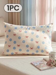 1/2pcs Printed Pillowcase Set (No Filling), Soft Fabric, Multiple Colors Available, Soft And Breathable, Skin-Friendly And Comfortable, Cozy Home Textile, Suitable For Home Bedding And School Dorm Bedding, Back To School Essential - Multicolor - View 14