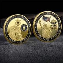 1 buah Koin Peringatan Patung Liberty, Koin, Bahan Berlapis Emas, Mainan Koleksi, Dilengkapi dengan Kotak Pelindung Akrilik Anti-Oksidasi, Hadiah Ulang Tahun, Hadiah Liburan, Hadiah Sempurna, Hadiah, Mainan - MultiWarna - View 10