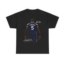 Camiseta de Anthony Edwards Minnesota| Camiseta de baloncesto con estampado gráfico - Negro - Ver 1