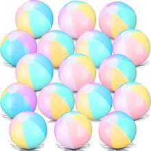 Beach Ball, Water Ball, High Aesthetic PVC Inflatable Ball. Light-Colored PVC Inflatable Ball Designed For Party Atmosphere Decoration, Lawn Party, Beach Swimming And Water Games. Soft, Dumpling Squeeze - Multiple Styles - View 1