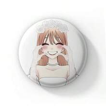 58mm 卡通可愛愛心漫畫《我太想把你穿起來了》琺瑯胸針 五條和也 卡通胸章圓形動漫收藏徽章裝飾 - 58 mm - 查看 29