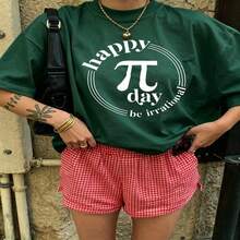 100% Cotton Oversized Heartfelt Graphic T Shirt Soft Breathable Crewneck Short Sleeve Top Vintage Retro Aesthetic Minimal Lifestyle Trendy Basic For Daily Outfit And Fashion Lovers - Verde - Ver 19