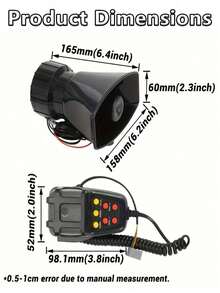 12V Universal Car Alarm Horn Amplifier - 7 Sound Effects One-Key Switch, Suitable For Motorcycles, Cars, Trucks, RVs And Modified Vehicles, Easy Installation - Seven-sound - View 5