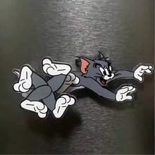 Warner Bros 2pcs Tom And Jerry Creative Magnetic Fridge Magnets, Fun Cartoon Refrigerator Magnets, Vintage Cartoon Decor, Suitable For Kitchen And Home Room Decoration (Random Style) - Multicolor - View 10