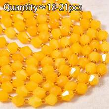 18-21 pièces Perles de pierre naturelle colorées en forme de losange pointu, perles d'espacement, accessoires de matériau semi-fini pour bijoux faits main DIY, perles en vrac - perles pointues en losange - Voir 16