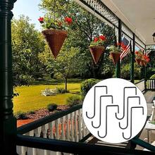 4pcs No-Drill Rust-Proof Fence Hooks, High Load-Bearing Multi-Functional Balcony Railing Flower Pot Hanging Rack - 4 - View 5