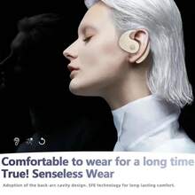 Auriculares inteligentes con traducción en tiempo Real, cascos inalámbricos con traducción BT en Global, 144 idiomas, resistentes al agua, con voz inteligente - Blanco - Ver 7