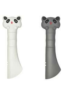1 pieza Cuchara multifuncional con cabeza de panda para lata de mascota, cuchara de silicona para comida húmeda con abridor de lata integrado, espátula de alimentación para eliminar residuos de comida enlatada para gatos y perros - 10 g - Ver 6